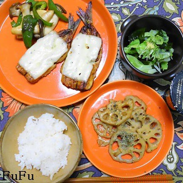 息子にアジも食べてもらいたいから☆照り焼き＆チーズ味☆