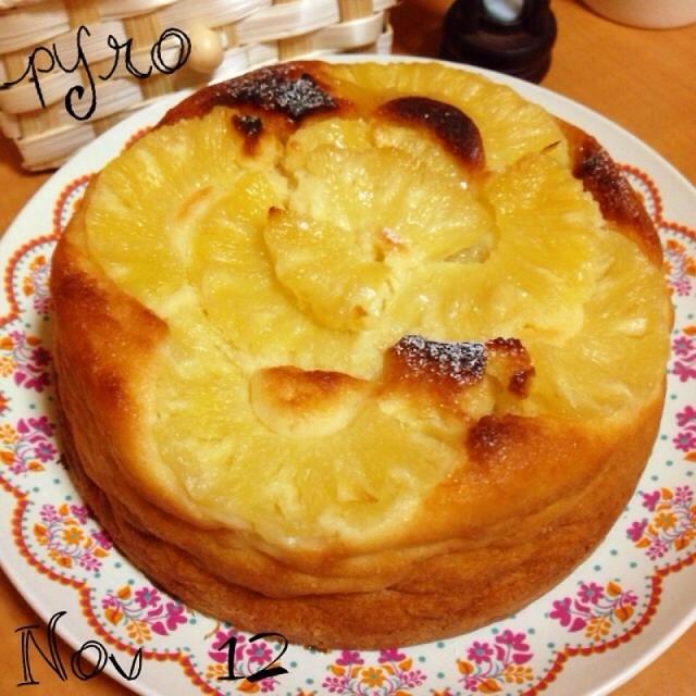 残ったパインで もっちりお豆腐ヨーグルトケーキ By ぱいろさん レシピブログ 料理ブログのレシピ満載