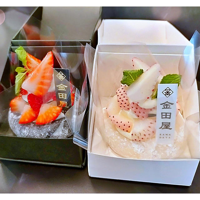 ほぼケーキ♪フルーツ大福「金田屋（カナダヤ）」@イグジットメルサ1階「ギンザ スイーツ マーチ」