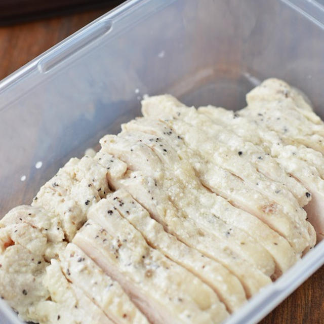 鶏むね肉で『ペッパーマヨチキン』～【炊飯器で保温調理】第２弾！
