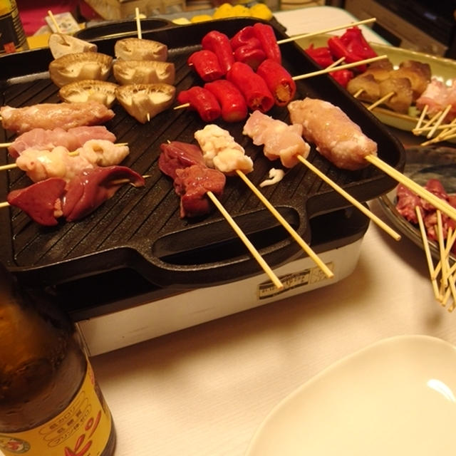 グリルパンが叶えた、おうち焼鳥！！