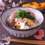 菜の花とあさり、桜海老の炊き込みご飯