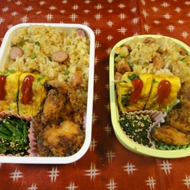 １１月８日　久しぶり！弁当復活！　～　メタボ＠ダーリン　＆　高２＠ガブ弁当