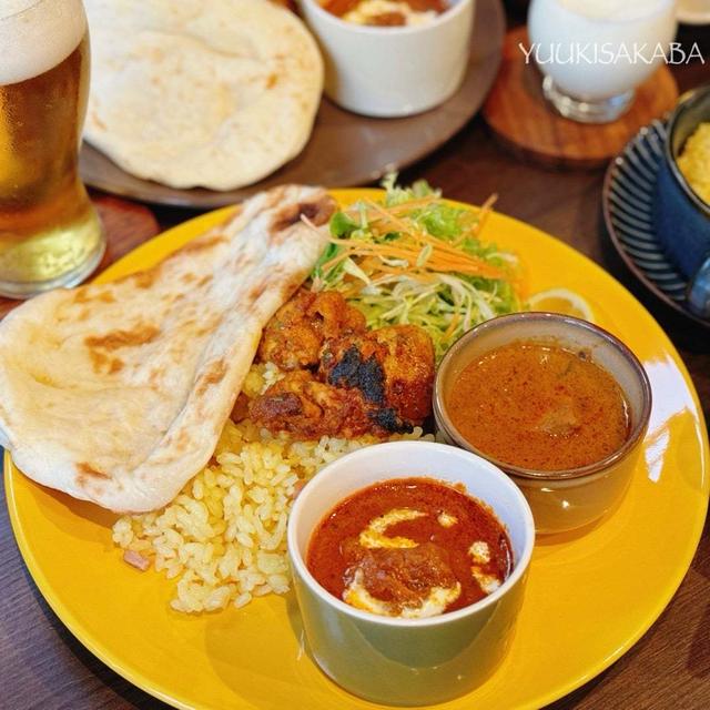 本格インドカレーで、晩ごはん♪カレーに相性抜群のフライパンで簡単タンドリーチキンとサフランライス