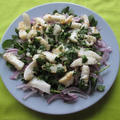 ＜イギリス料理・レシピ＞ イカとクレソンのサラダ【Squid and Watercress Salad】