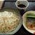 半田麺と塩サバ