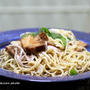 いただき物のチャーシューで「チャーシューの和え麺」＆「東京の次は関西での新年会」