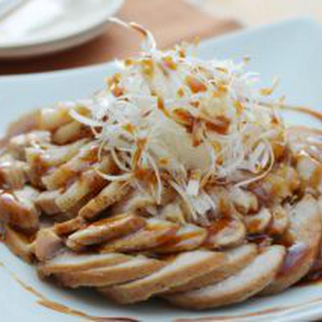煮豚。（お鍋で簡単）　と根菜のおかずの晩ごはん。