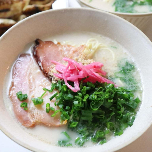 博多人でもびっくりするほど美味しかったラーメン餃子セット！