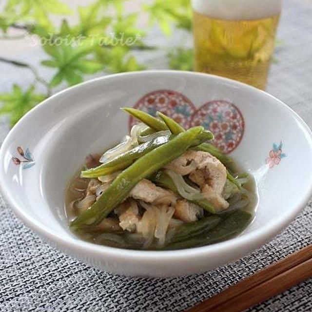 津軽流☆モロッコインゲンの炒め煮でほっこり❤