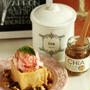 * ストロベリーチーズケーキアイス＆ドライフルーツのハニートースト♪