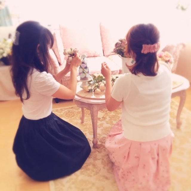 可愛い❗️❗️達成感のレッスンへ♡