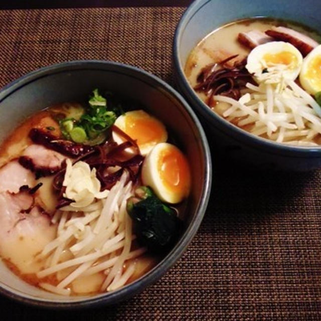 九州もっこす亭とんこつラーメン食べてみた（笑）