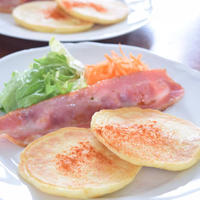 じゃがいものパンケーキ　【スパイス大使】GABAN『パプリカ』モニター