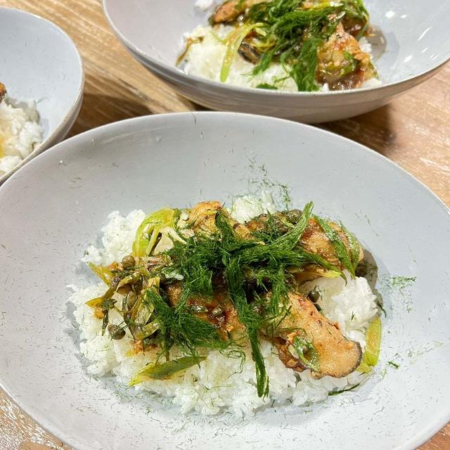 簡単めちゃウマ！石井シェフの『牡蠣のムニエルとすじあおのりのご飯』作ってみた♪