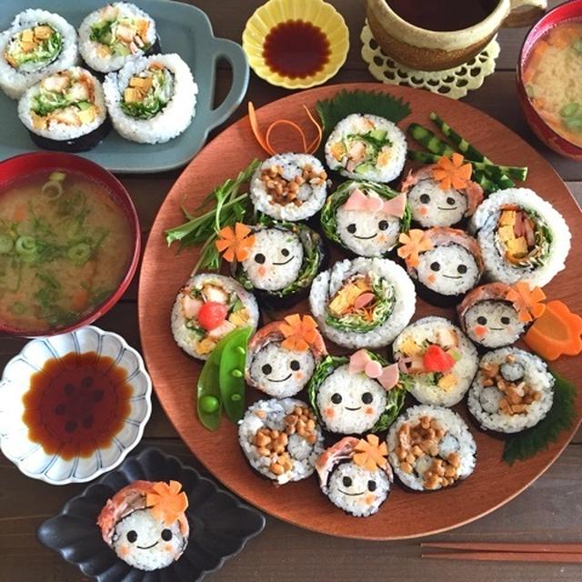 デコ巻き寿司＊ 娘っちとサイクリングの休日