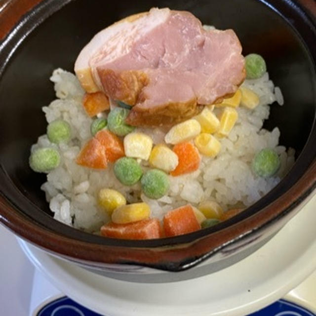 三太郎のやわらかごはん☆ピラフ風。