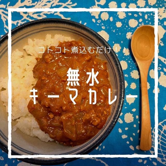 コトコト煮込むだけの無水キーマカレー