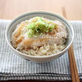 しょうが風味♪おろし蓮根のとろろ丼