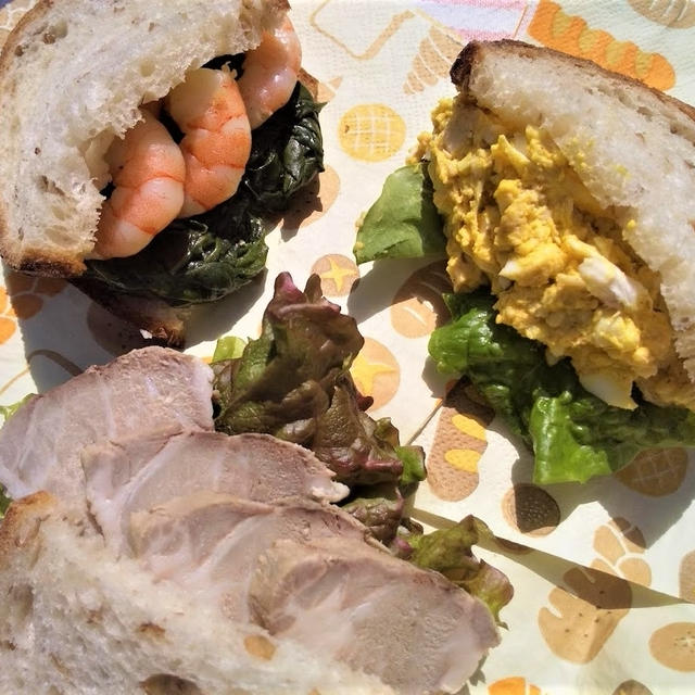 3種類のサンドイッチでピクニックの楽しみを倍増！