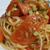 トマトとサーモンの生姜醤油でさっぱり冷製パスタは美味しいよ！