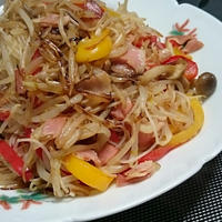 和風焼きビーフン(レシピ)