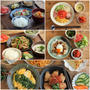 1週間の献立記録（冷やし中華やルーロー飯など）