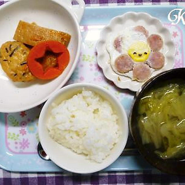 ﾟ･*:.｡.【幼児食】フラワーエッグ.｡.:*･ﾟ