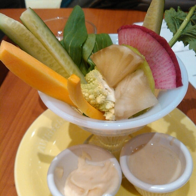 野菜ブッフェ付☆AWkitchenで夕食