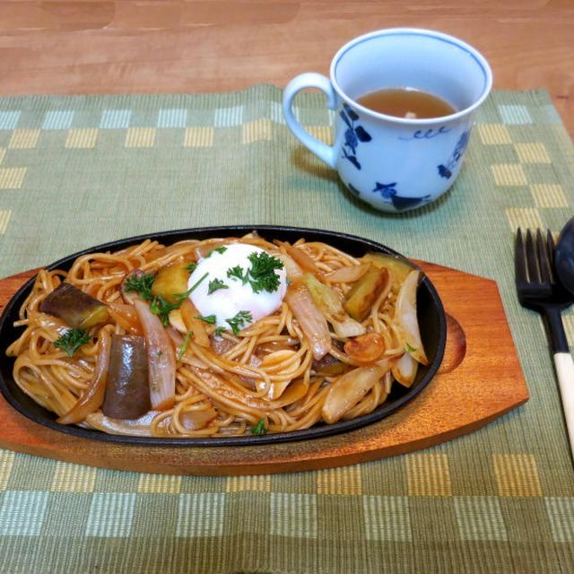 ナポリタンもどきの夜ご飯♪