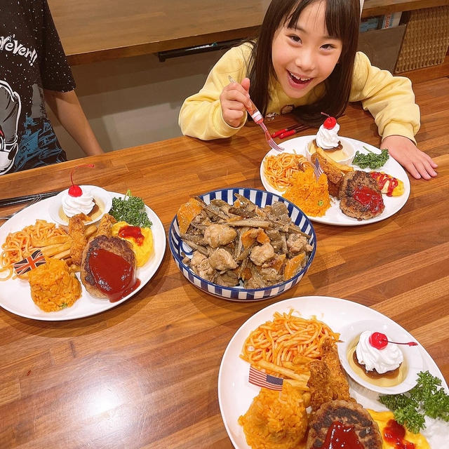 晩御飯はお子様ランチです‼️