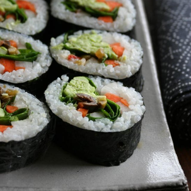 Edamame Veggie Sushi Roll枝豆べジ巻き