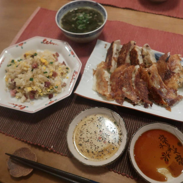 焼豚炒飯＆餃子の晩ご飯　と　京都へ紅葉狩り♪