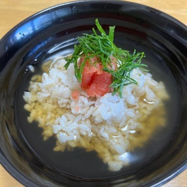 初めて？の冷しだし茶漬け