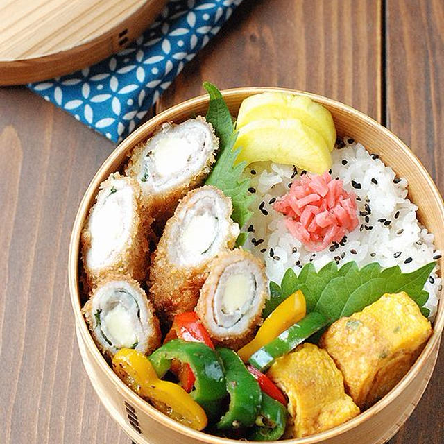 ◆豚の梅しそチーズかつ弁当