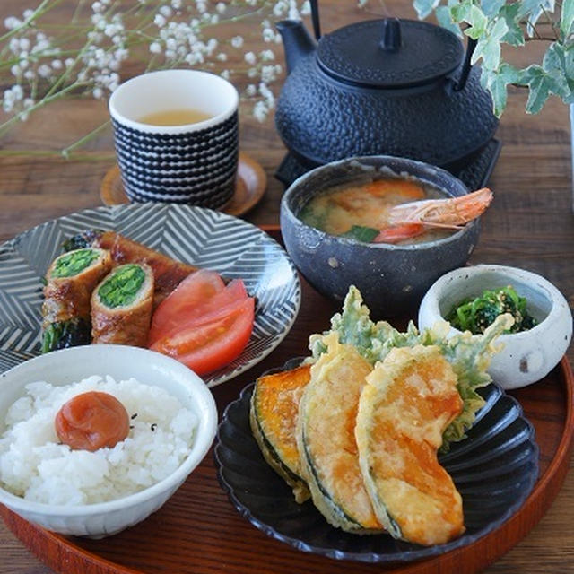 なばなの豚肉巻き