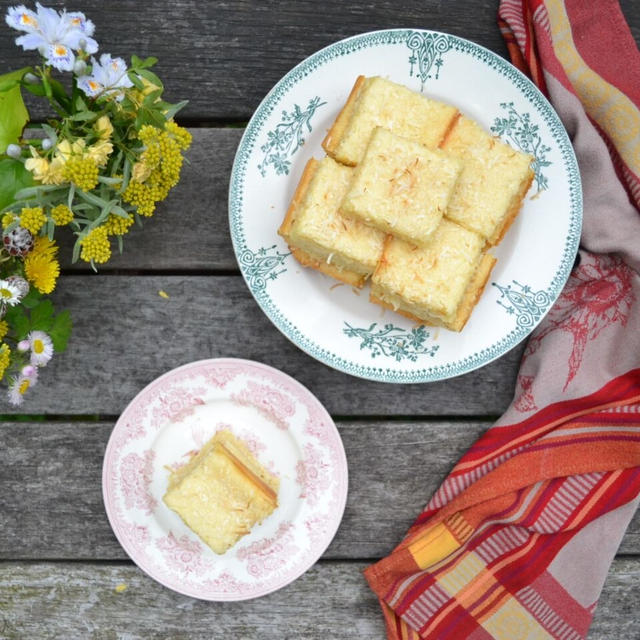 Coconut Lime Butter Mochi ココナッツライムバター餅