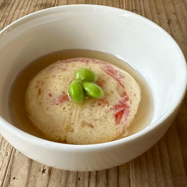 意外と簡単！豆腐と卵の茶巾蒸し