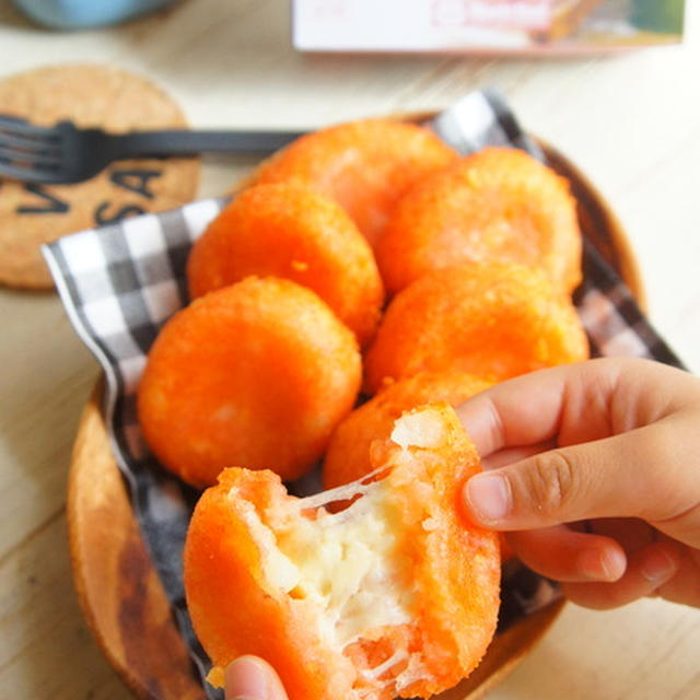 簡単【材料これだけ♡】タラポテチーズ