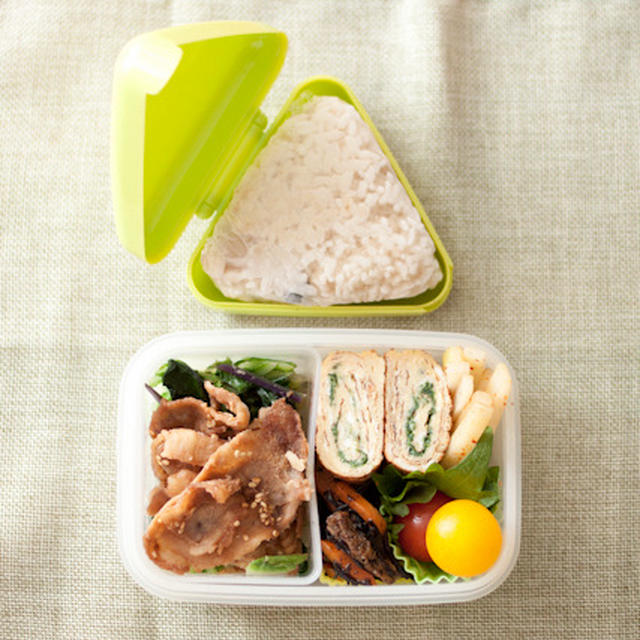 ワタシ用お弁当『豚肉の甘辛と白菜の焼いたの』