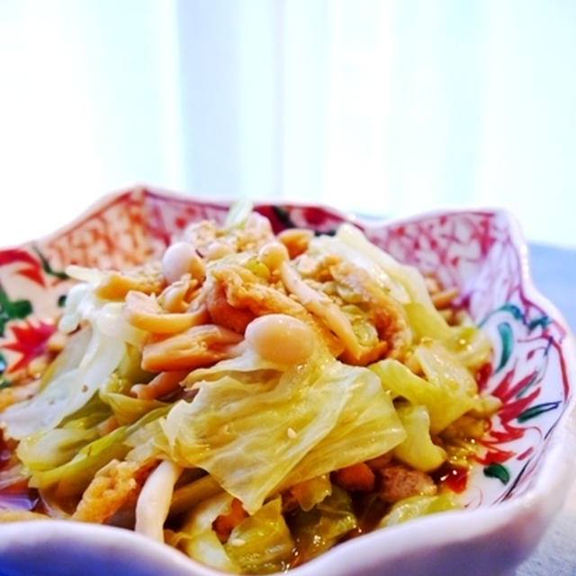 ホッとしみじみ”キャベツの煮浸し”～知恵をつけた