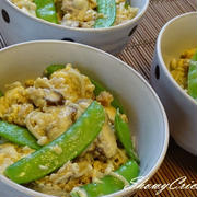 急いで作って大失敗！鶏ひき肉のなんちゃって親子丼(≧ミ≦)アチャ～!