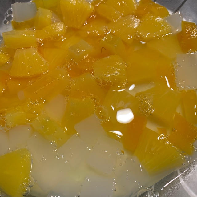 お夜食〜ミルクかんてん