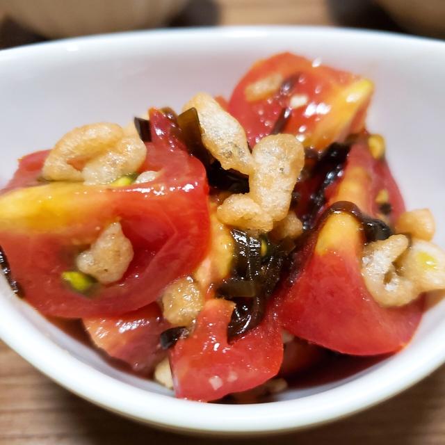 トマトの塩昆布和えのレシピ