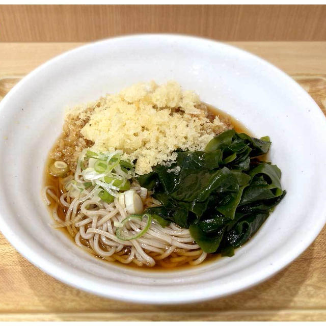 立ち蕎麦行脚「笠丸そばの冷したぬきそば」