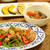 豚こまピーマン炒め　こんにゃくと根菜の炒め煮