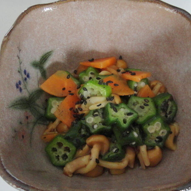オクラの胡麻和え★★★