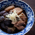 ナスとなまり節と丁子麩の煮物 ＋ 冷たい麺