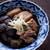 ナスとなまり節と丁子麩の煮物 ＋ 冷たい麺