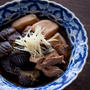 ナスとなまり節と丁子麩の煮物 ＋ 冷たい麺